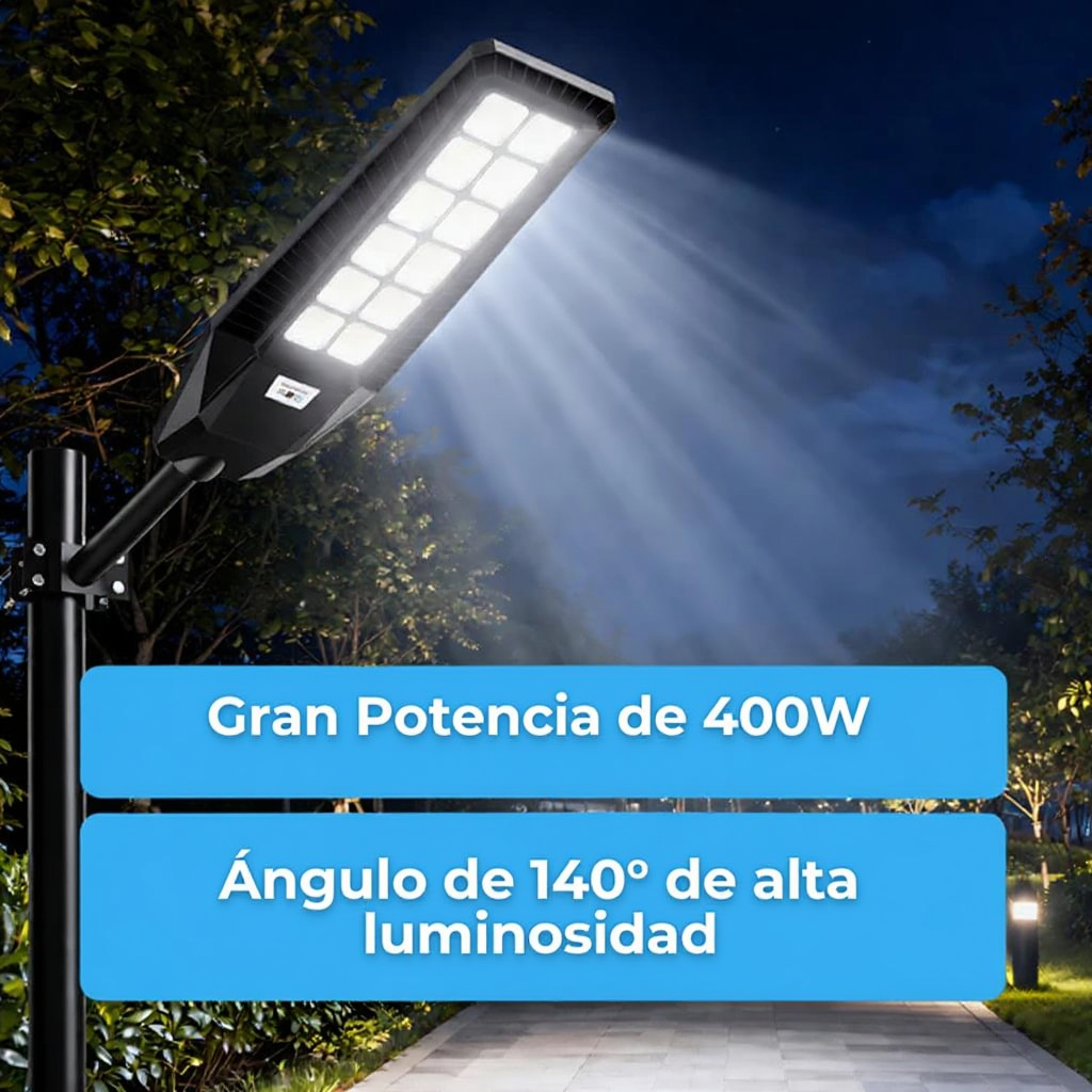 Farola solar exterior